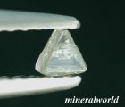 他の写真2: 天然ダイアモンド板状結晶（マクル）＊未処理・未研磨＊完全無色