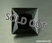 レア＊天然テルエライト（ブラック・ドロマイト） ＊0.975ct＊未処理＊スペイン産＊中央宝石研究所のソーティング付き