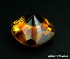 他の写真2: 天然ネオン・オレンジカシテライト＊2.652ct＊中国産＊無処理＊日独宝石研究所のソーテイング付き