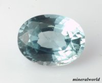 天然ライトブルーサファリン＊0.641ct＊無処理＊マダガスカル産 ＊日独宝石研究所のソーテイング付き