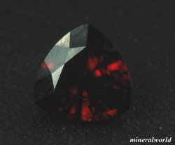 画像1: 天然レッドカシテライト＊1.980ct＊中国産＊日独宝石研究所のソーティング付き