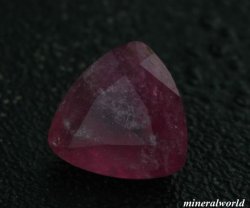 画像1: ピンク・ハックマナイト＊0.517ct＊変色効果＆蛍光＊アフガニスタン産＊日独宝石研究所のソーテイング付き