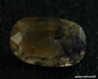 オレンジ・ハックマナイト＊0.542ct＊変色効果＆蛍光＊アフガニスタン産＊日独宝石研究所のソーテイング付き＊パーティーカラー？