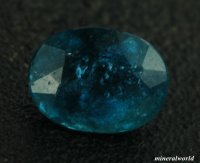 天然ブルートルマリン＊0.688ct＊ブラジル産＊日独宝石研究所のソーテイング付き