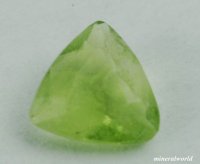 天然グリーニッシュイエローアウィナイト＊0.139ct＊アフガニスタン産＊日独宝石研究所のソーテイング付き
