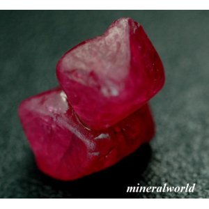 画像: 天然ピンク・スピネル結晶（双晶）＊4.51ct＊未処理＊ビルマ産