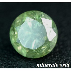 画像: 合成グリーン・モアッサナイト＊1.05ct＊ラウンド＊ロシア産