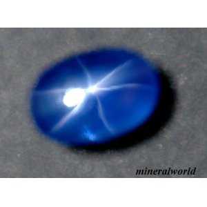 画像: 天然ブルー・スター・サファイア＊ビルマ産＊2.08ct＊未処理＊産地鑑別付き