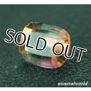 画像: 強い多色性＊天然アキシナイト＊マルチカラー＊パキスタン産＊0.45ct＊未処理