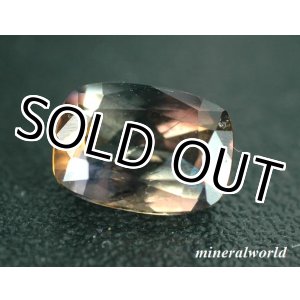 画像: 強い多色性＊天然アキシナイト＊マルチカラー＊パキスタン産＊0.92ct＊未処理