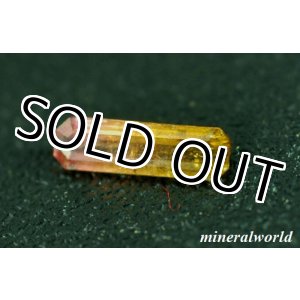 画像: レア＊天然バイカラー・エピドート＊0.09ct＊パキスタン産＊未処理＊日独宝石研究所のソーティング付き