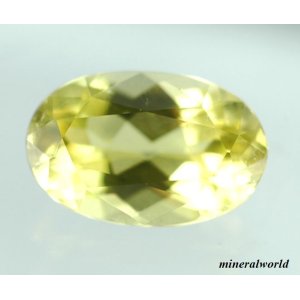 画像: 天然カナリー・イエロー・トルマリン＊0.956ct＊ザンビア産＊ 無処理＊日独宝石研究所のソーティング付き＊カナリー・イエロー・トルマリン説明文付き