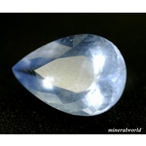 画像: 大粒＊天然ソーダライト（タンザ・ブルー）＊透明ブルー＊2.91ct＊UVにて蛍光＊アフガニスタン産＊無処理