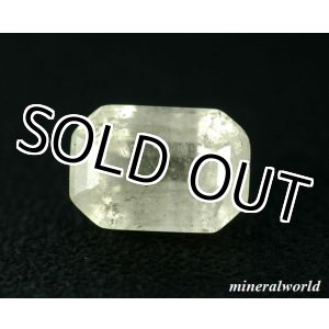 画像: レア＊蛍光性＊天然カラレス・ウィレマイト＊1.548ct＊無処理＊濃いグリーン蛍光＊日独宝石研究所のソーティング付
