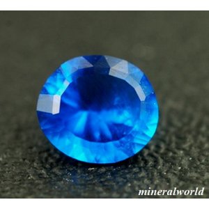 画像: 無処理＊天然アウィナイト(ビビット・ブルー)＊0.168ct＊ドイツ-アイフェル産＊含侵なし＊日独宝石研究所のソーティング付き