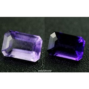 画像: 透明＊ルーペクリーン＊天然ラベンダー・ハックマナイト＊0.785ct＊変色効果＆蛍光＊アフガニスタン産＊無処理
