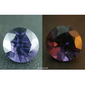 画像: 天然コバルト・スピネル(カラー・チェンジ)＊2.514ct＊スリランカ産＊無処理＊日独宝石研究所の鑑別書付き