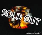 画像: 天然ネオン・オレンジカシテライト＊2.652ct＊中国産＊無処理＊日独宝石研究所のソーテイング付き