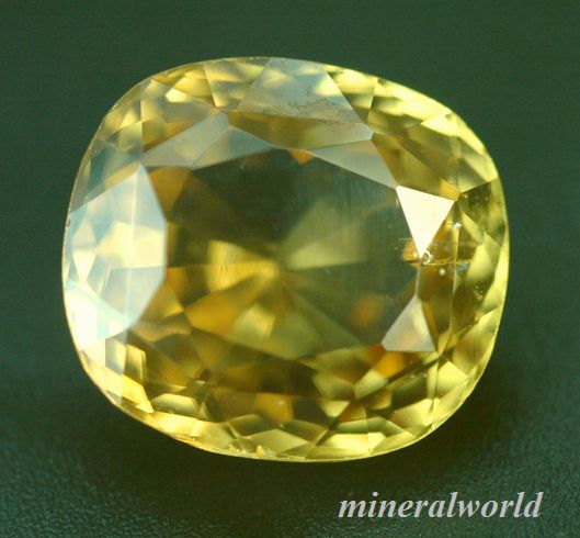 天然インペリアル・イエロー・ジルコン＊4.28ct - ミネラル ワールド