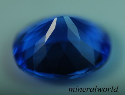 画像: 合成コバルト　クォーツ＊4.48ct