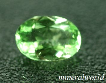 蛍光性＊天然ミント・グロッシュラー・ガーネット＊0.43ct＊未処理