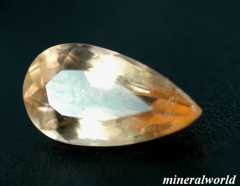 画像1: 天然インペリアル・トパーズ＊1.37ct＊ブラジル産＊未処理＊OHタイプ