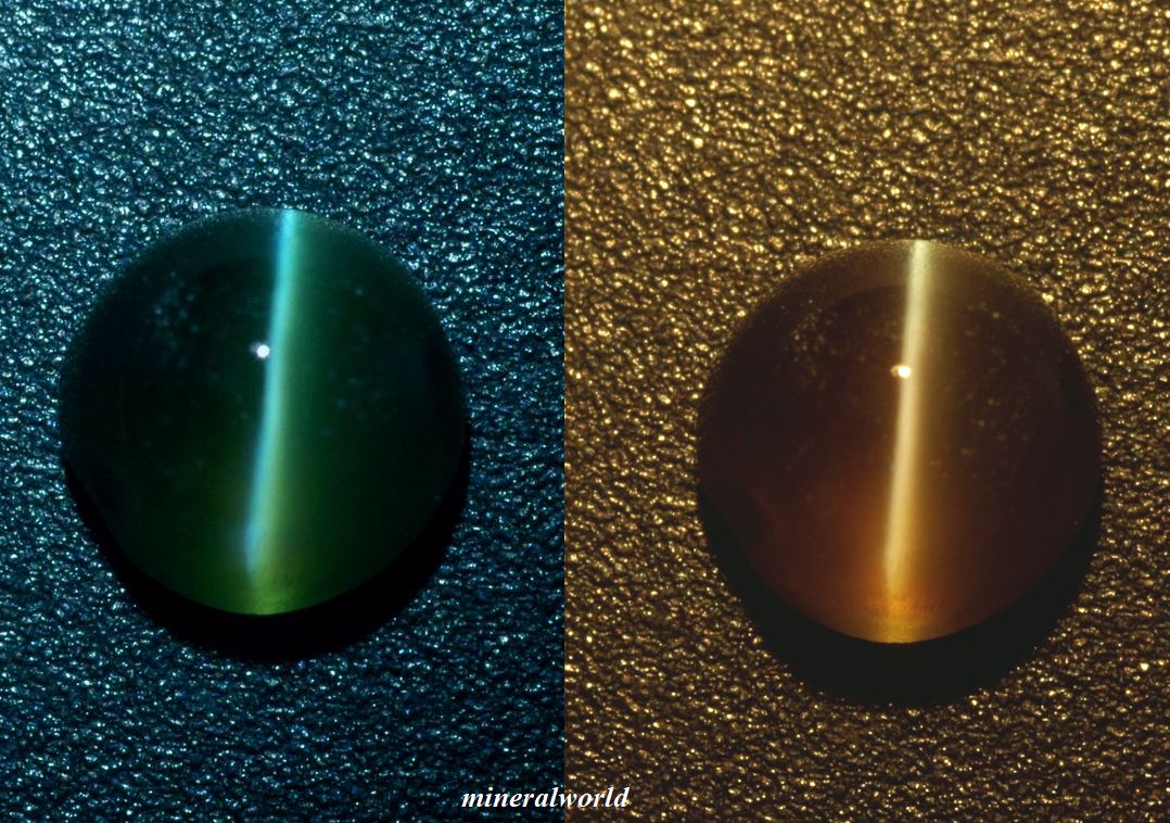 画像1: 天然アレキサンドライトキャッツアイ＊0.58ct＊スリランカ産＊無処理＊GIAの鑑別書付き