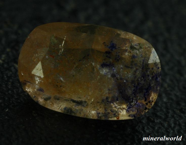 画像: オレンジ・ハックマナイト＊0.542ct＊変色効果＆蛍光＊アフガニスタン産＊日独宝石研究所のソーテイング付き＊パーティーカラー？